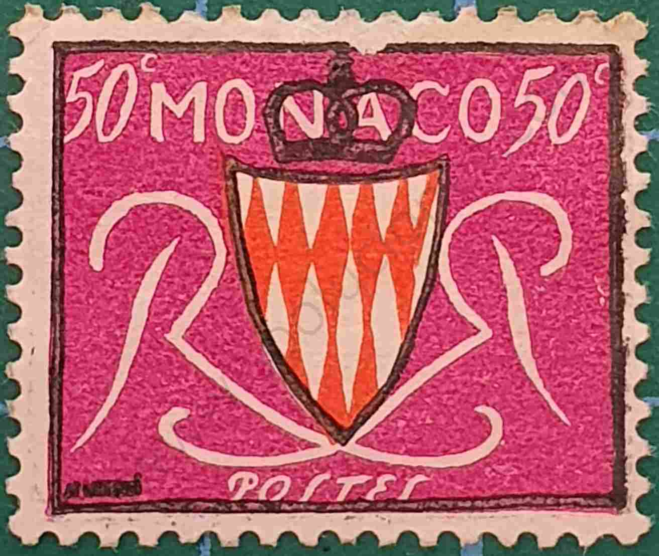 Escudo 50c - Mónaco 1954